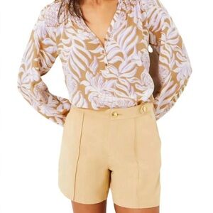 NWT Lilly Pulitzer Deloria Linen Shorts